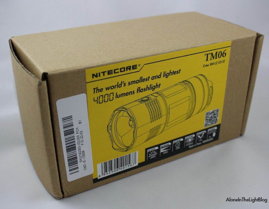 Review: Nitecore TM06 (pics, output measurement, runtime